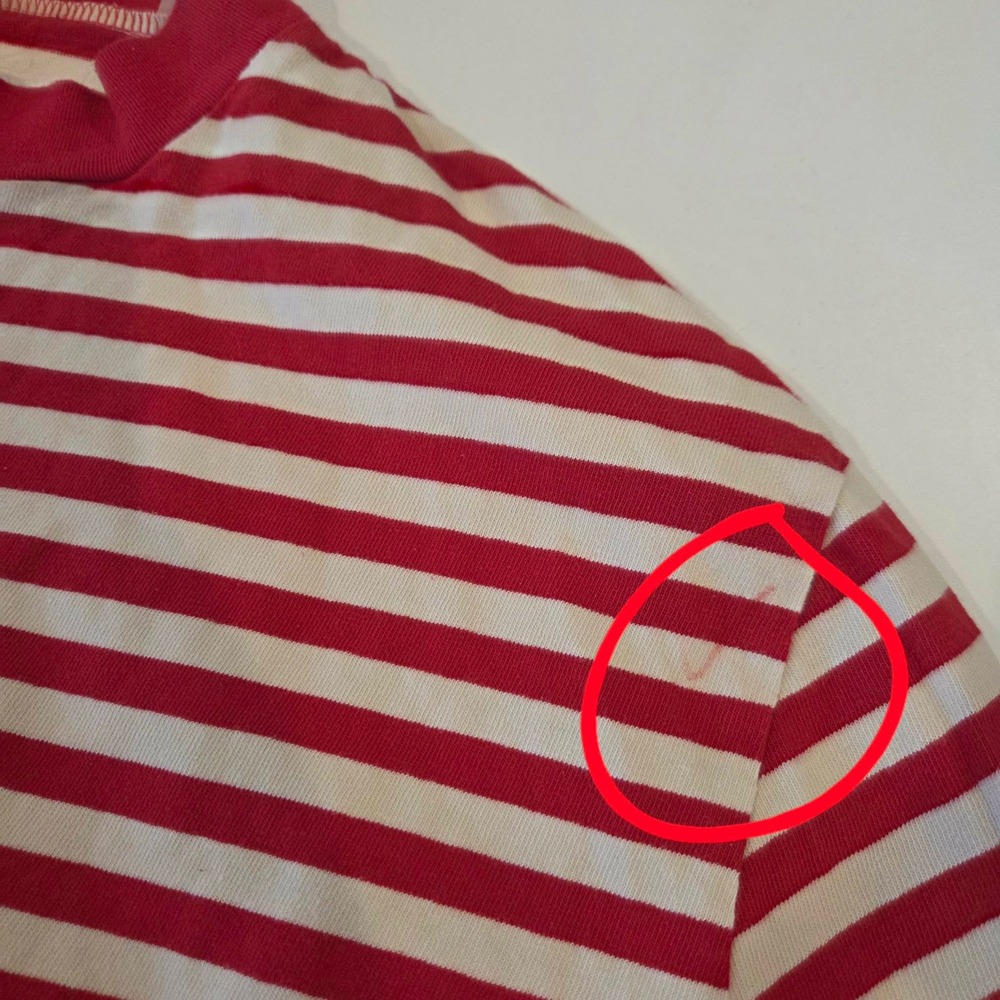 FOG Fear of God Collection Two 2016-2017 Red Striped Long Sleeve Shirt Mens M - Picture 7 of 10